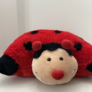 2010 Pillow Pets Ladybug Red Red And Black AntennasTags Intact Clean